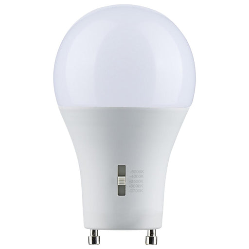 SATCO/NUVO LED A-Shape Lamp CCT Selectable 2700K/3000K/3500K/4000K/5000K 14W 90 CRI 120V 1600Lm GU24 Base Dimmable (S11796)