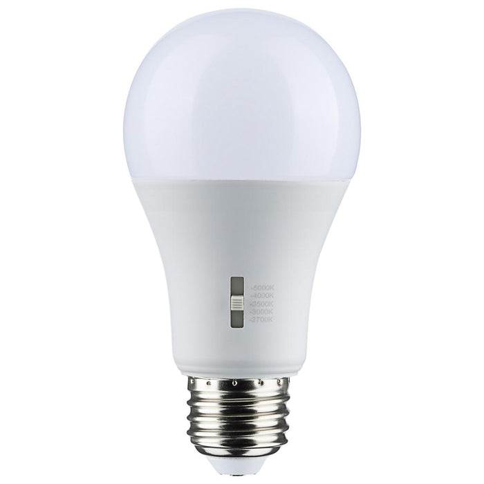 SATCO/NUVO LED A-Shape Lamp CCT Selectable 2700K/3000K/3500K/4000K/5000K 14W 90 CRI 120V 1600Lm Medium E26 Base Dimmable (S11793)