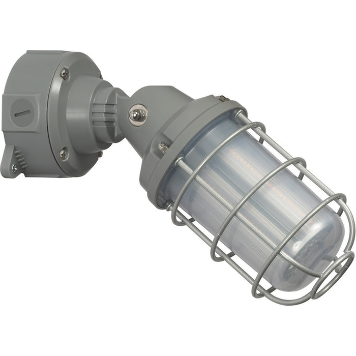 SATCO/NUVO LED Adjustable Vapor Tight Fixture 20W 3000K Gray Finish 100-277V (65-171)