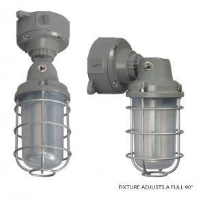 SATCO/NUVO LED Adjustable Vapor Tight Fixture 20W 3000K Gray Finish 100-277V (65-171)