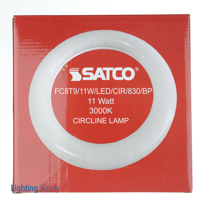 SATCO/NUVO LED Circline 11W T9 3000K G10Q Base 120-277V Type B Ballast Bypass (S16500)