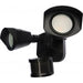 SATCO/NUVO LED Security Light Dual Head Black Finish 3000K Motion Sensor (65-215)