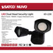 SATCO/NUVO LED Security Light Dual Head Black Finish 4000K (65-220)