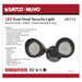 SATCO/NUVO LED Security Light Dual Head Bronze Finish 3000K (65-712)