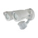 SATCO/NUVO LED Security Light Dual Head Motion Sensor Included White Finish 4000K (65-717)