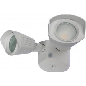 SATCO/NUVO LED Security Light Dual Head White Finish 3000K (65-210)