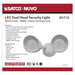 SATCO/NUVO LED Security Light Dual Head White Finish 3000K (65-710)