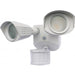 SATCO/NUVO LED Security Light Dual Head White Finish 3000K Motion Sensor (65-211)