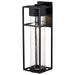 SATCO/NUVO Ledges 10W LED Large Wall Lantern Matte Black With Clear Seeded Glass (62-1614)