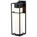 SATCO/NUVO Ledges 10W LED Large Wall Lantern Matte Black With White Opal Glass (62-1613)