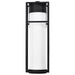 SATCO/NUVO Ledges 10W LED Large Wall Lantern Matte Black With White Opal Glass (62-1613)