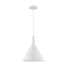 SATCO/NUVO Lightcap 1-Light Large Pendant Fixture Matte White Finish (60-7138)