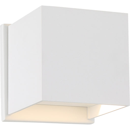 SATCO/NUVO Lightgate LED Sconce 5W White Finish 3000K (62-1467)