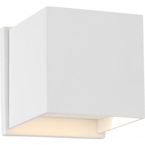 SATCO/NUVO Lightgate LED Sconce 5W White Finish 3000K (62-1467)