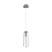 SATCO/NUVO Marina 1-Light Mini Pendant Fixture Brushed Nickel Finish With Clear Glass (60-7140)