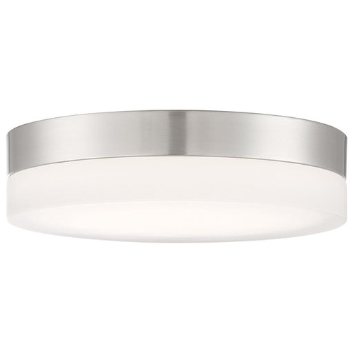 SATCO/NUVO PI 14 Inch LED Flush Mount Brushed Nickel Finish Frosted Etched Glass CCT Selectable 120V (62-560)