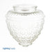 SATCO/NUVO Pineapple Glass Shade 6 Inch X 3-1/4 Inch 5-1/2 Inch Diameter 3-1/4 Inch Fitter (50-112)