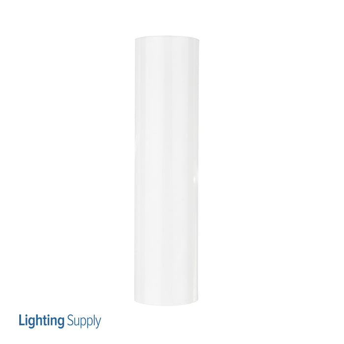 SATCO/NUVO Plastic Candle Cover White Plastic 1-3/16 Inch Inside Diameter 1-1/4 Inch Outside Diameter 5 Inch Height (90-915)