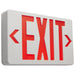 SATCO/NUVO Red LED Exit Sign 90-Minute NiCad Battery Backup 120/277V Single/Dual Face Universal Mounting (67-101)