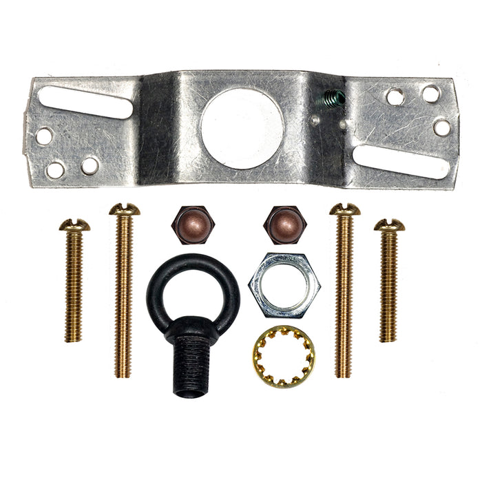 SATCO/NUVO Ribbed Canopy Kit Old Bronze Finish 5 Inch Diameter 7/16 Inch Center Hole 2-8/32 Bar Holes Includes Hardware 10 Pounds Maximum (90-1883)