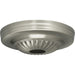 SATCO/NUVO Ribbed Canopy Only Brushed Nickel Finish 5 Inch Diameter 1-1/16 Inch Center Hole (90-1844)