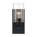 SATCO/NUVO Sommerset 1-Light Vanity Fixture Matte Black Finish With Clear Glass (60-7271)