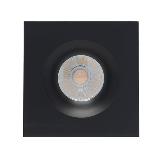 SATCO/NUVO SPRINT 12W LED Direct Wire Downlight 3.5 Inch 3000K 120V Dimmable Square Remote Driver Black (S11634)