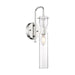 SATCO/NUVO Spyglass 1-Light Wall Sconce Fixture Polished Nickel Finish With Clear Glass (60-6865)