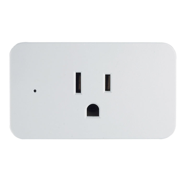 SATCO/NUVO Starfish Wi-Fi Smart Plug Dimmable 120V Outlet 15A Rectangle (S11270)
