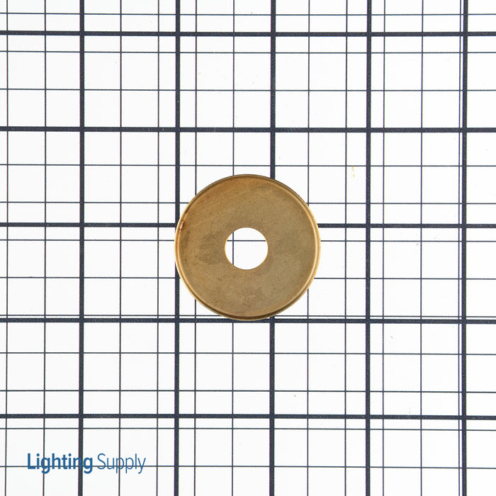 SATCO/NUVO Steel Check Ring Straight Edge 1/8 IP Slip Brass Plated Finish 1-1/2 Inch Diameter (90-354)