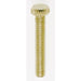 SATCO/NUVO Steel Knurled Head Thumb Screw 8/32 1 Inch Length Brass Plated Finish (90-031)