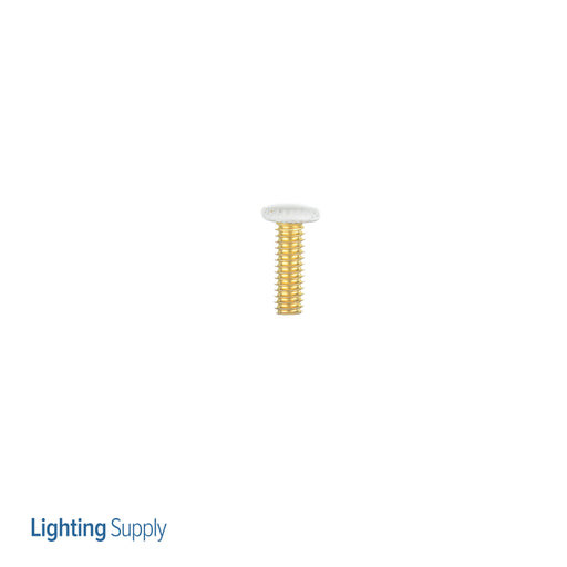 SATCO/NUVO Steel Knurled Head Thumb Screws 8/32-1/2 Inch Length White Finish (90-1778)