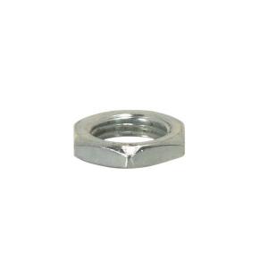 SATCO/NUVO Steel Locknut 1/8 IP 9/16 Inch Hexagon 1/8 Inch Thick Unfinished (90-001)