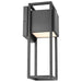 SATCO/NUVO Supreme 18W LED Medium Wall Lantern Matte Black Finish (62-1654)