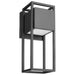 SATCO/NUVO Supreme 18W LED Medium Wall Lantern Matte Black Finish (62-1654)