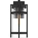 SATCO/NUVO Tofino 1-Light Large Lantern Textured Black Finish With Clear Seeded Glass (60-6573)