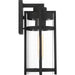 SATCO/NUVO Tofino 1-Light Medium Lantern Textured Black Finish With Clear Seeded Glass (60-6572)