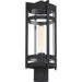 SATCO/NUVO Tofino 1-Light Post Lantern Textured Black Finish With Clear Seeded Glass (60-6575)