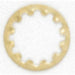 SATCO/NUVO Toothwasher 1/8 IP Slip Brass Plated Finish (90-392)