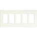 SATCO/NUVO Wall Plate For Dimmers And Sensors 5-Gang White Finish Lutron (96-521)
