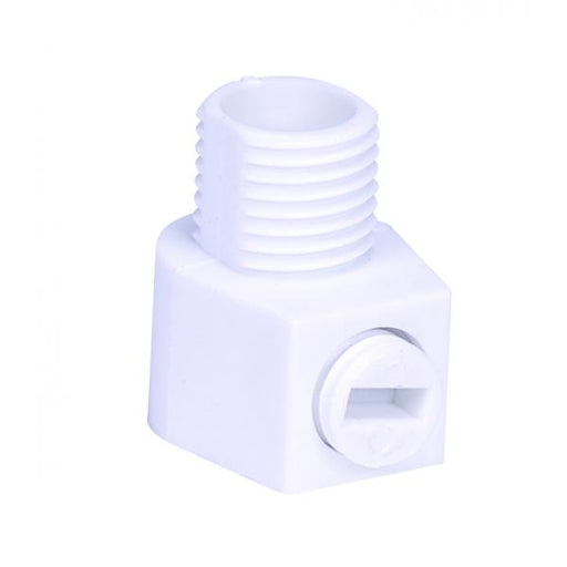 SATCO/NUVO White 1/8 IP Strain Relief With Set Screw For 18/2 SVT Wire (80-2342)