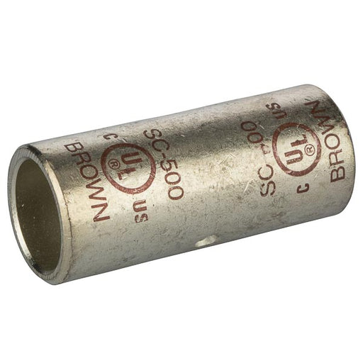 NSI Tinned Copper Splice Standard Barrel 500 MCM (SC-500)