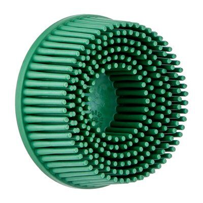 3M - 64380 Scotch-Brite Roloc Bristle Disc Rd-ZB 07526 50 TR Green 76 Mm DSI Insert (7100138305)