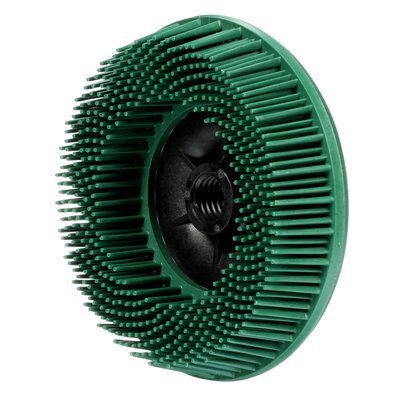 3M - 24241 Scotch-Brite Bristle Disc Bd-ZB 50 Green 4-1/2 Inch X 5/8-11 Internal (7100138173)