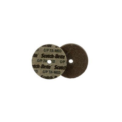 3M - 03724 Scotch-Brite Cut And Polish Unitized Wheel 2-1/2 Inch X 1/2 Inch X 1/4 Inch 7A Medium (7010364916)