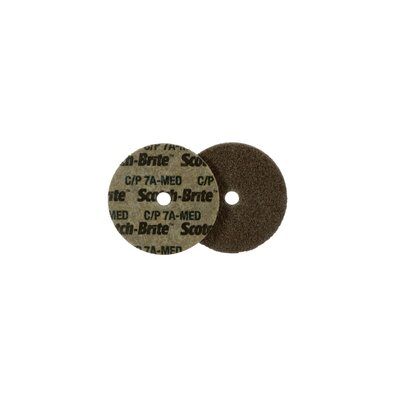 3M - 03728 Scotch-Brite Cut And Polish Unitized Wheel 3 Inch X 1/4 Inch X 1/4 Inch 7A Medium (7000045847)