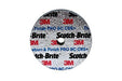 3M - 90124 Scotch-Brite Deburr And Finish Pro Unitized Wheel 2 Inch X 1/4 Inch X 1/4 Inch 8C CRS Plus (7100110916)
