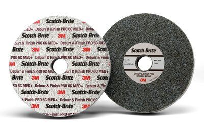 3M - 05168 Scotch-Brite Deburr And Finish Pro Unitized Wheel 3 Inch X 3/4 Inch X 1/4 Inch 2S Fin (7100143463)