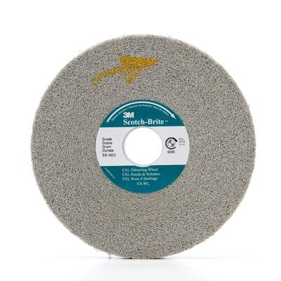 3M - 18278 Scotch-Brite EXL Deburring Wheel XL-WL 8S Medium 6 Inch X 1 Inch X 1 Inch (7000028482)