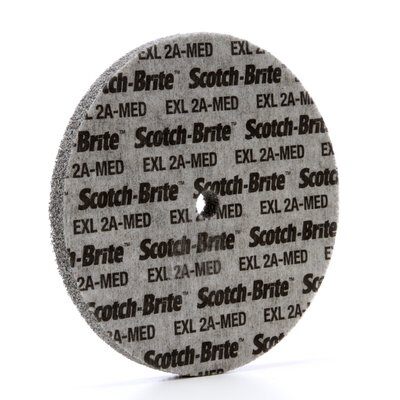 3M - 17498 Scotch-Brite EXL Unitized Wheel XL-UW 2A Medium 6 Inch X 1/4 Inch X 1/2 Inch (7000000712)